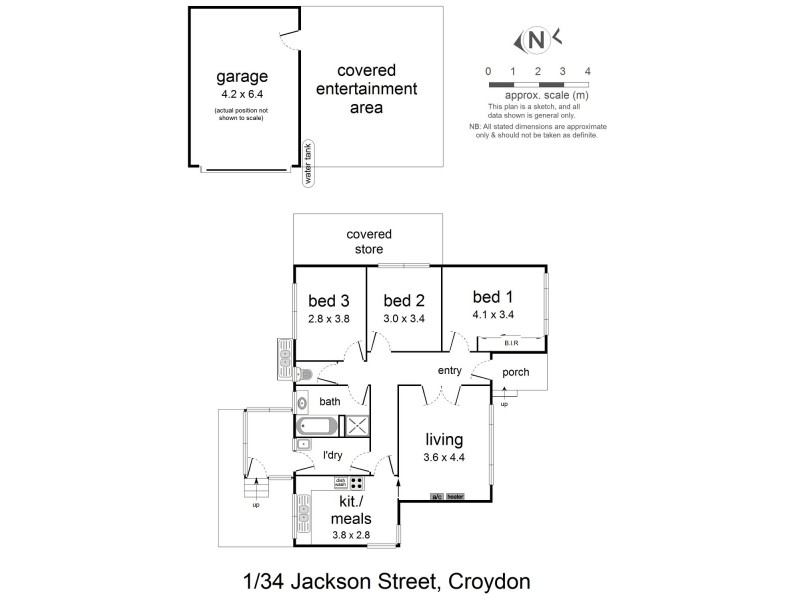 1/34 Jackson Street, Croydon VIC 3136 Floorplan
