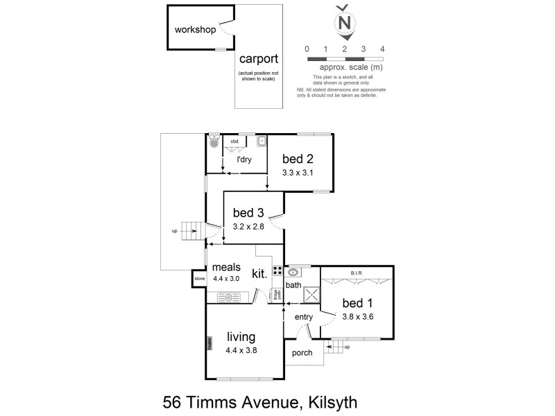 56 Timms Avenue, Kilsyth VIC 3137 Floorplan
