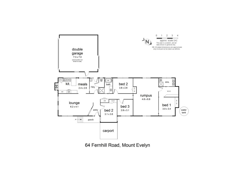 64 Fernhill Road, Mount Evelyn VIC 3796 Floorplan
