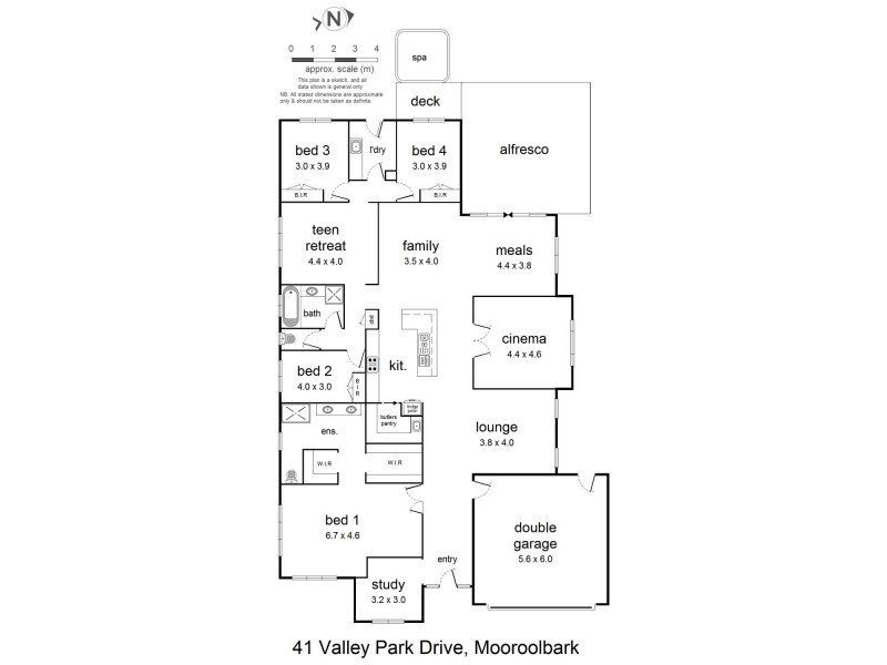 41 Valley Park Drive, Mooroolbark VIC 3138 Floorplan