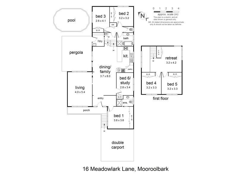 16 Meadowlark Lane, Mooroolbark VIC 3138 Floorplan