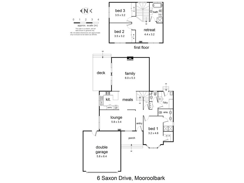 6 Saxon Drive, Mooroolbark VIC 3138 Floorplan