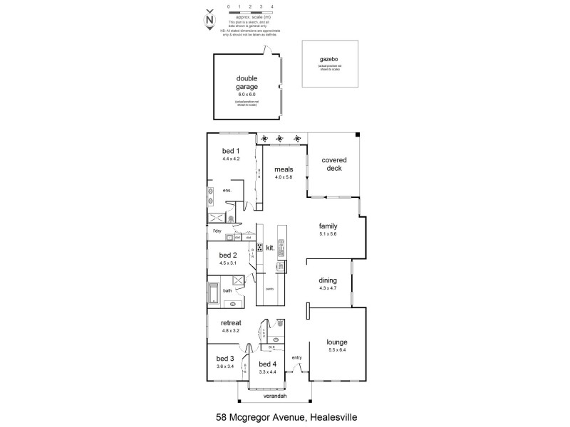 58 McGregor Avenue, Healesville VIC 3777 Floorplan