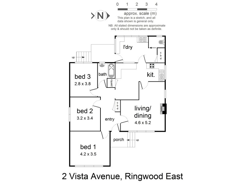 2 Vista Avenue, Ringwood East VIC 3135 Floorplan