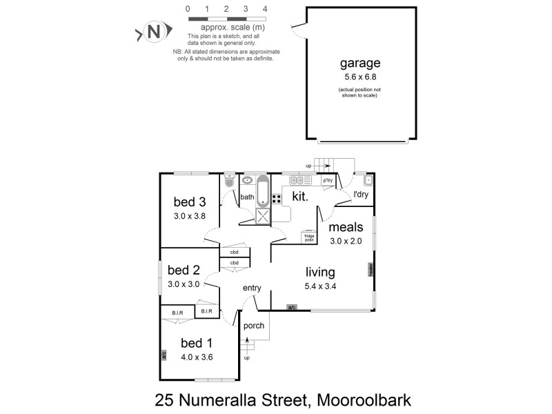 25 Numeralla Street, Mooroolbark VIC 3138 Floorplan
