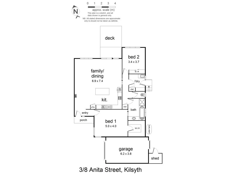 3/8 Anita Street, Kilsyth VIC 3137 Floorplan