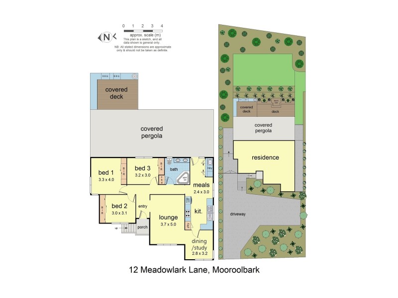 12 Meadowlark Lane, Mooroolbark VIC 3138 Floorplan