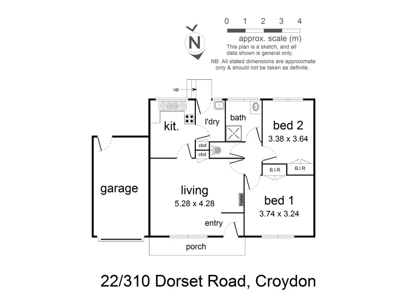 22/310 Dorset Road, Croydon VIC 3136 Floorplan