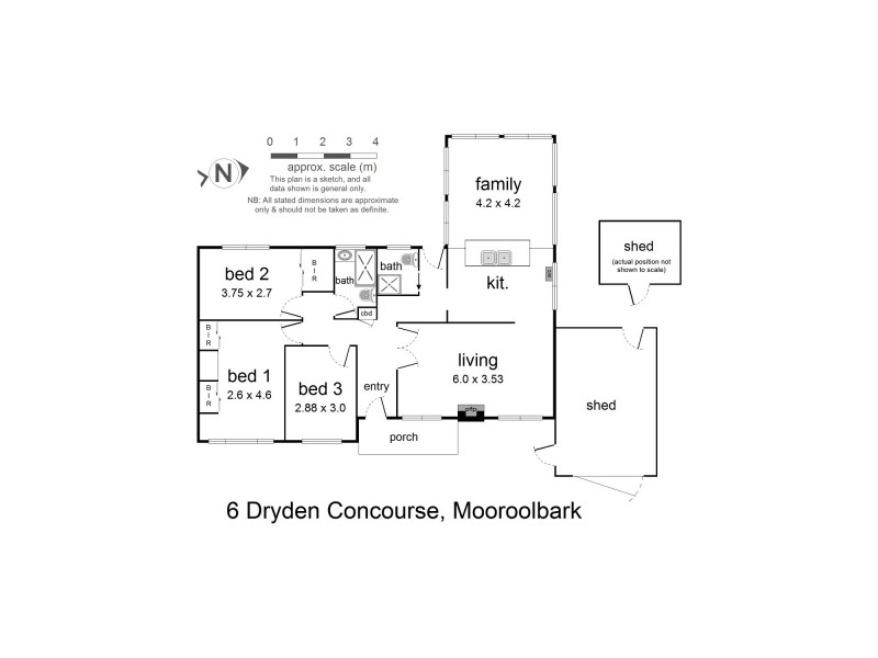 6 Dryden Concourse, Mooroolbark VIC 3138 Floorplan