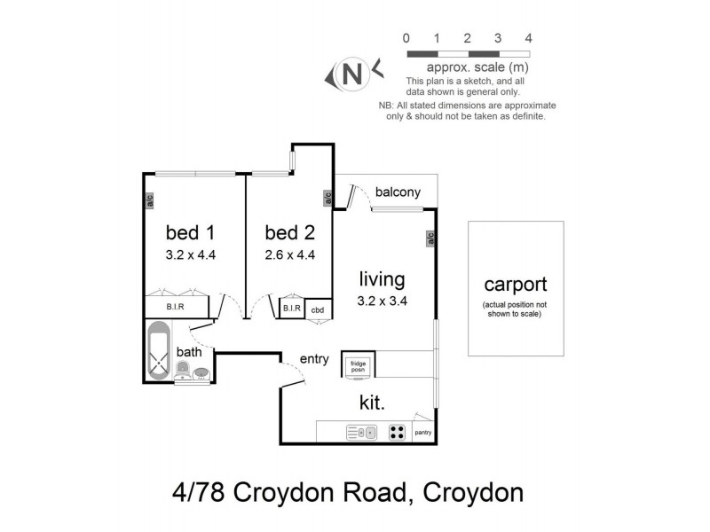 4/78 Croydon Road, Croydon VIC 3136 Floorplan