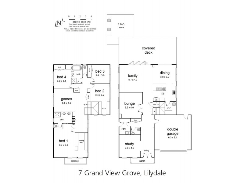 7 Grand View Grove, Lilydale VIC 3140 Floorplan