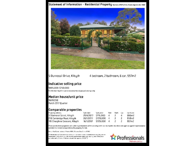 5 Dunrossil Drive, Kilsyth VIC 3137