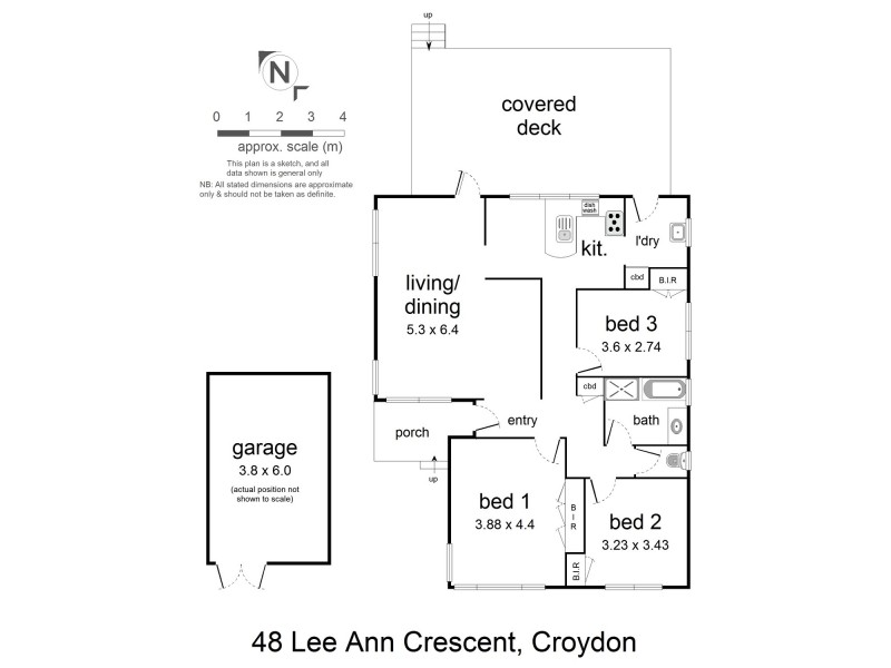 48 Lee Ann Crescent, Croydon VIC 3136 Floorplan
