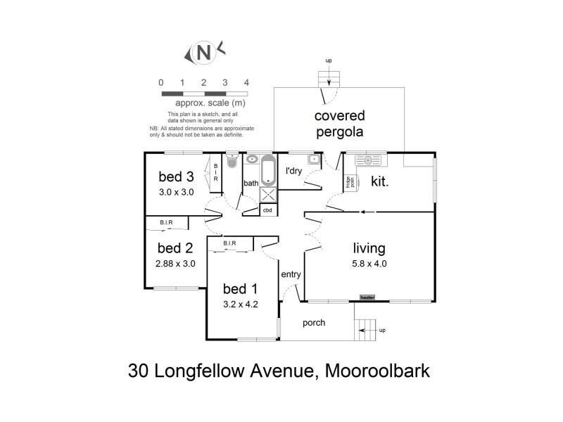 30 Longfellow Avenue, Mooroolbark VIC 3138 Floorplan