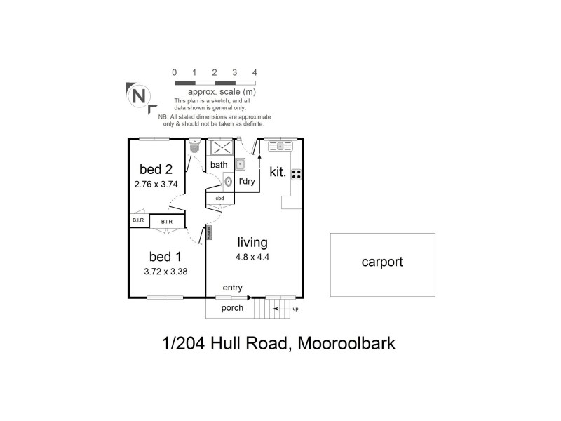 1/204 Hull Road, Mooroolbark VIC 3138 Floorplan