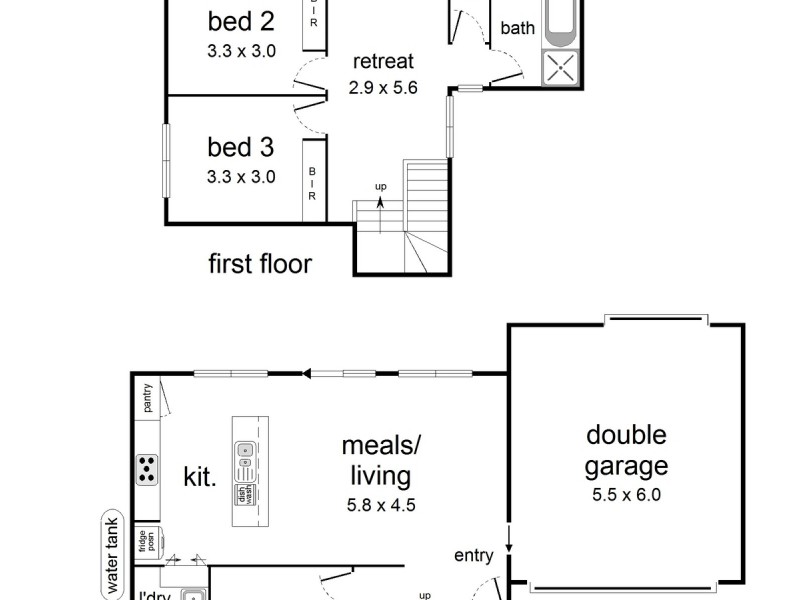 2/35 Barclay Avenue, Croydon VIC 3136 Floorplan