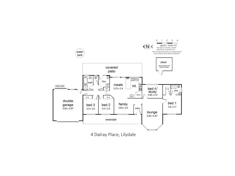 4 Dalray Place, Lilydale VIC 3140 Floorplan
