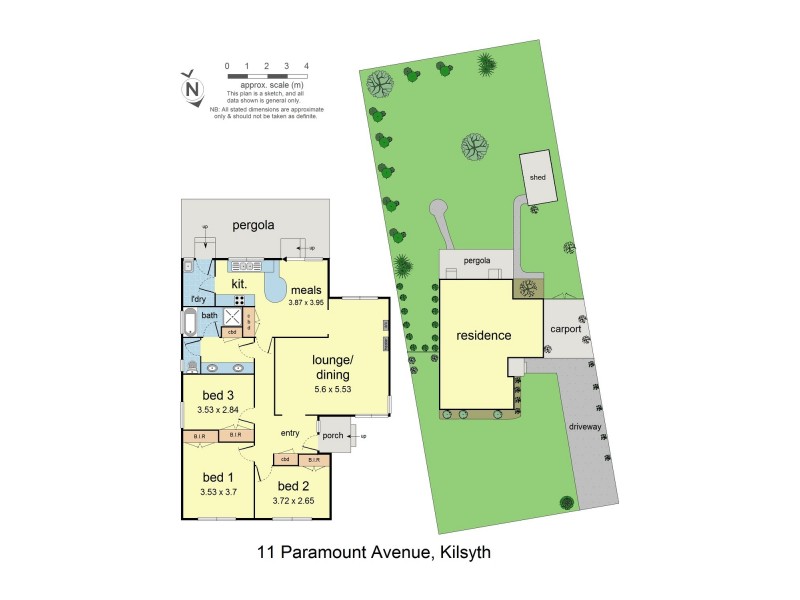 11 Paramount Avenue, Kilsyth VIC 3137 Floorplan
