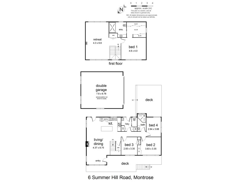 6 Summerhill Road, Montrose VIC 3765 Floorplan