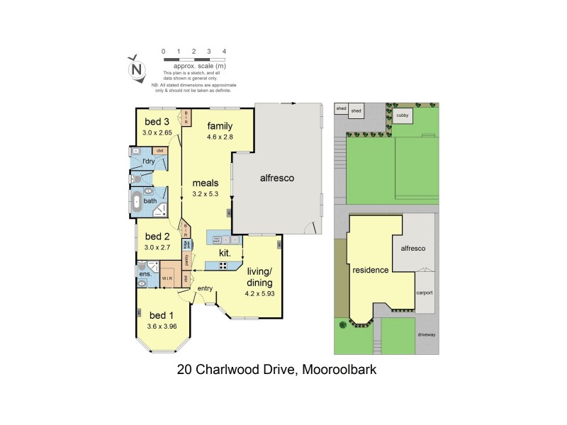 20 Charlwood Drive, Mooroolbark VIC 3138 Floorplan
