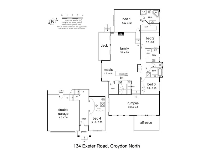 134 Exeter Road, Croydon North VIC 3136 Floorplan