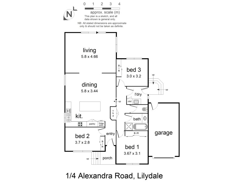 1/4 Alexandra Road, Lilydale VIC 3140 Floorplan