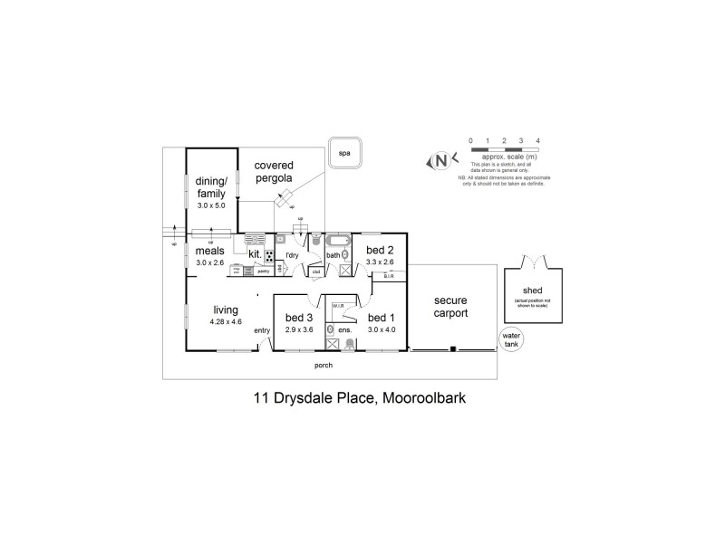 11 Drysdale Place, Mooroolbark VIC 3138 Floorplan