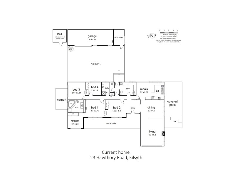 23 Hawthory Road, Kilsyth VIC 3137 Floorplan