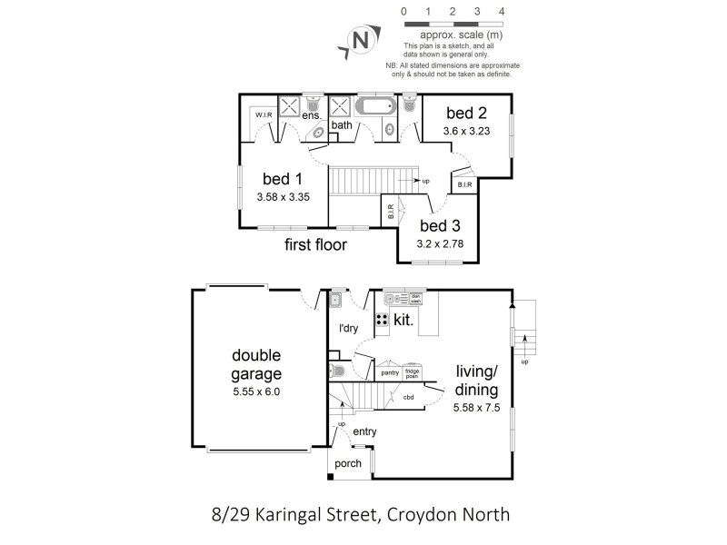 8/29 Karingal Street, Croydon North VIC 3136 Floorplan