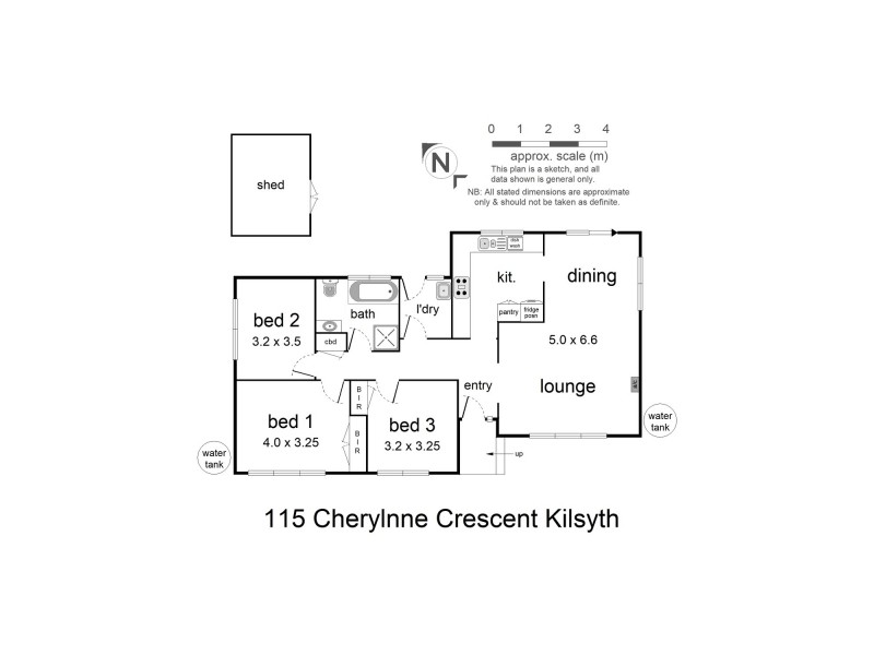 115 Cherylnne Crescent, Kilsyth VIC 3137 Floorplan