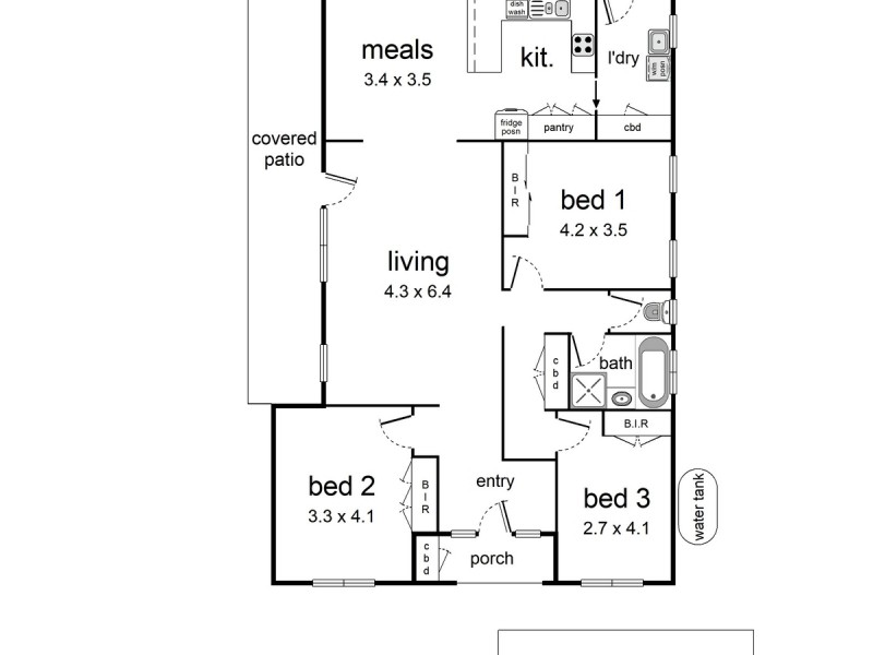 1/13 Slevin Street, Lilydale VIC 3140 Floorplan