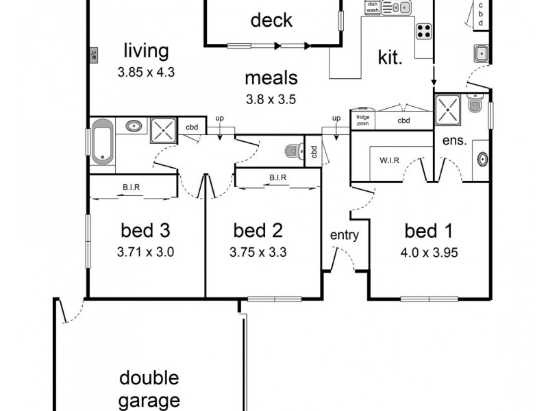 19a Sheldon Avenue, Mooroolbark VIC 3138 Floorplan