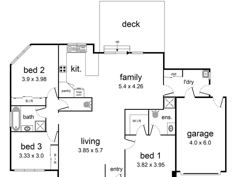 1/123 Lincoln Road, Croydon VIC 3136 Floorplan