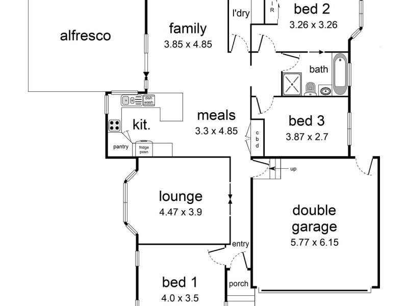 54a Esther Crescent, Mooroolbark VIC 3138 Floorplan