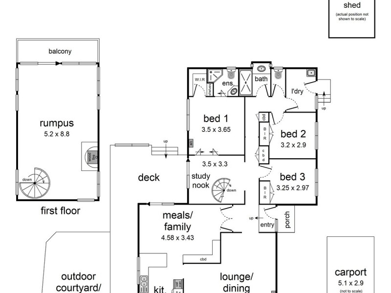 95 Esther Crescent, Mooroolbark VIC 3138 Floorplan