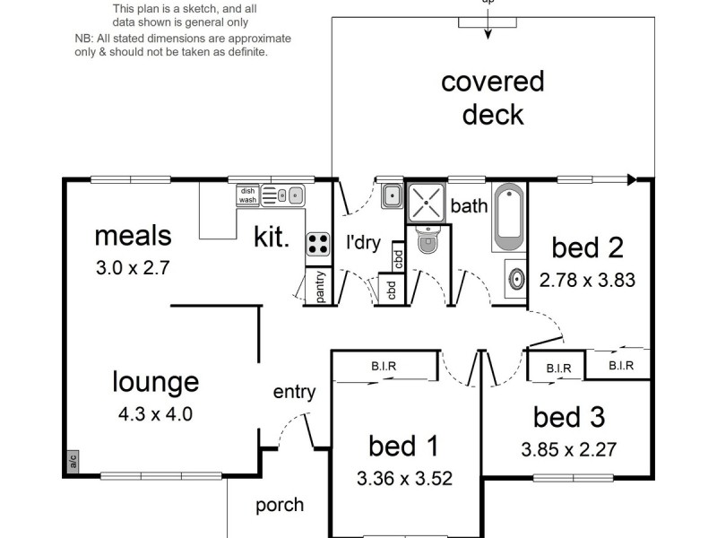1/18 Carawa Street, Mooroolbark VIC 3138 Floorplan