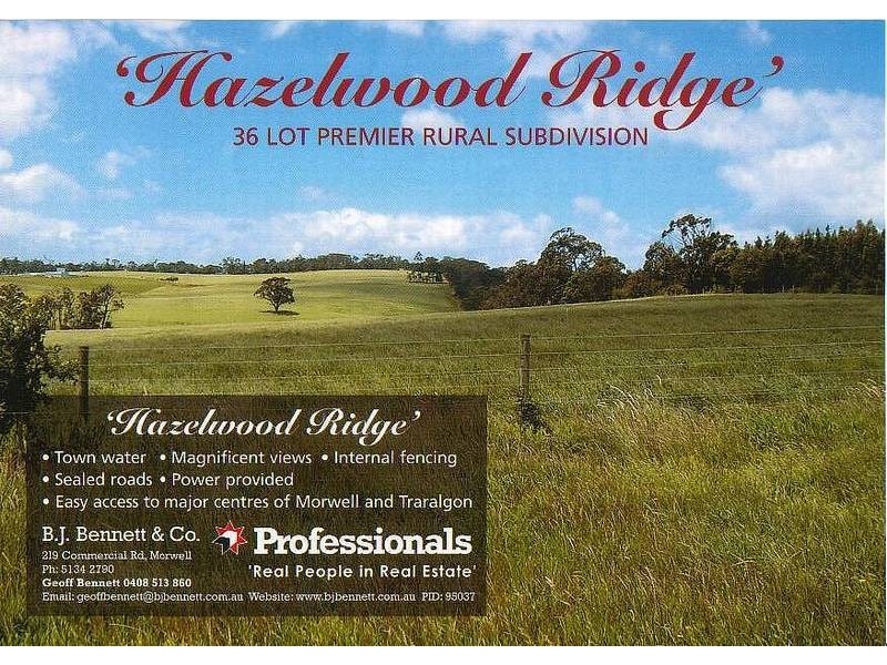 LOTS Hazelwood Ridge, Hazelwood North VIC 3840
