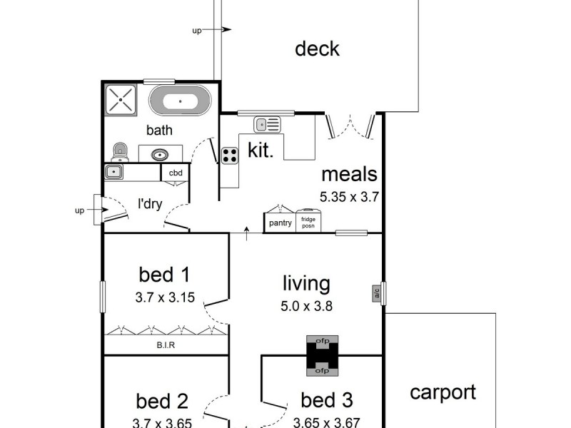 1/18 Beresford Road, Lilydale VIC 3140 Floorplan