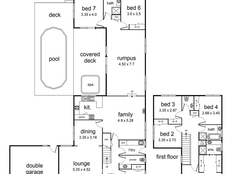 2 Summerhill Park Drive, Mooroolbark VIC 3138 Floorplan