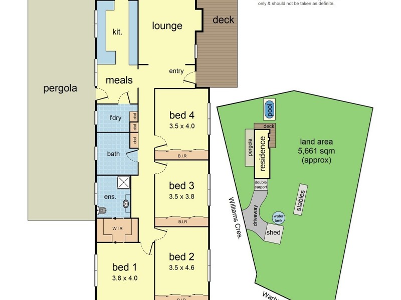 2 Williams Crescent, Woori Yallock VIC 3139 Floorplan