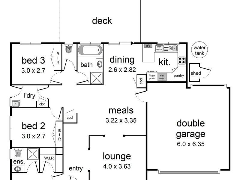 61a Geoffrey Drive, Kilsyth VIC 3137 Floorplan