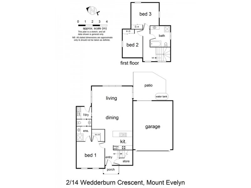 2/14 Wedderburn Crescent, Mount Evelyn VIC 3796 Floorplan