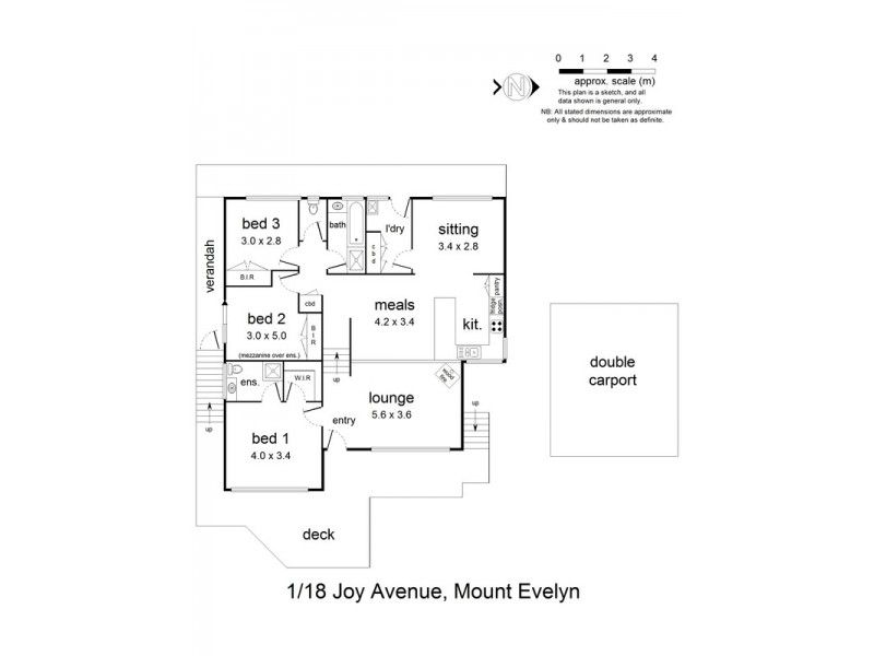 1/18 Joy Avenue, Mount Evelyn VIC 3796 Floorplan