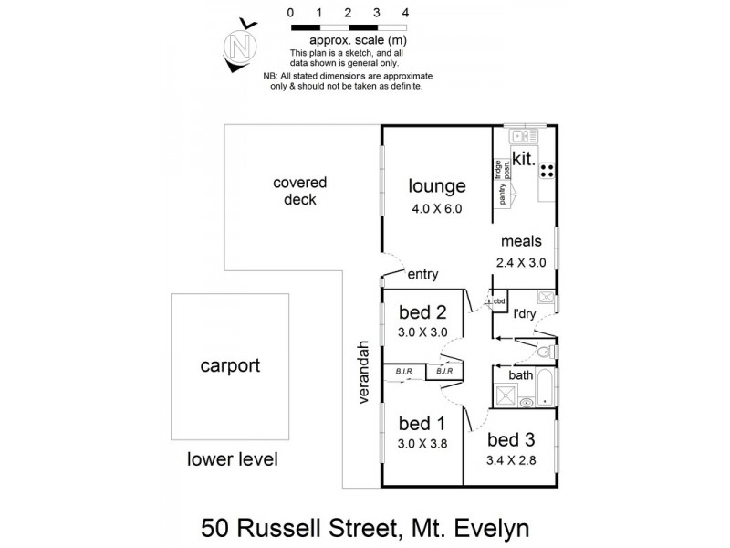 50 Russell  Street, Mount Evelyn VIC 3796 Floorplan