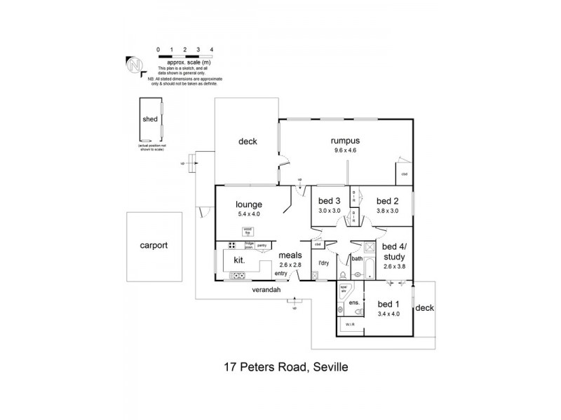 17 Peters Road, Seville East VIC 3139 Floorplan