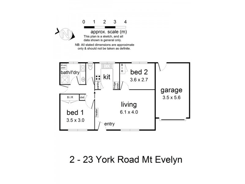 2/23 York Road, Mount Evelyn VIC 3796 Floorplan