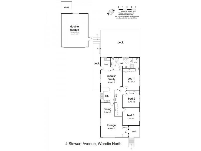 4 Stewart Avenue, Wandin North VIC 3139 Floorplan