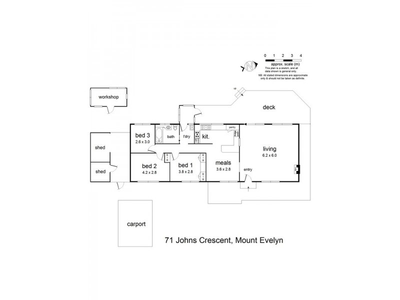 71 Johns Crescent, Mount Evelyn VIC 3796 Floorplan