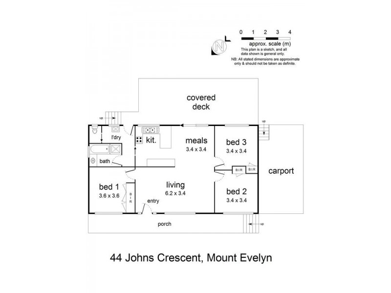 44 Johns Crescent, Mount Evelyn VIC 3796 Floorplan