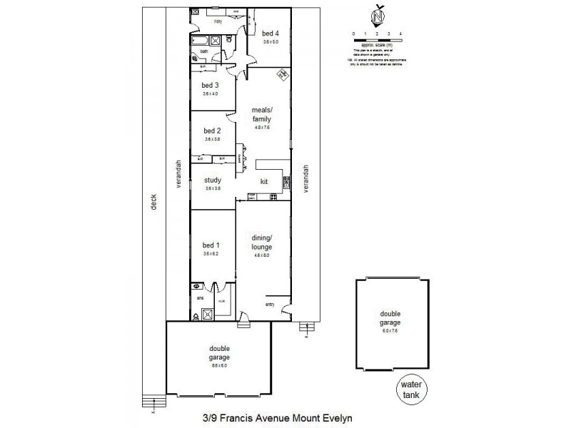 3/9 Francis Crescent, Mount Evelyn VIC 3796 Floorplan
